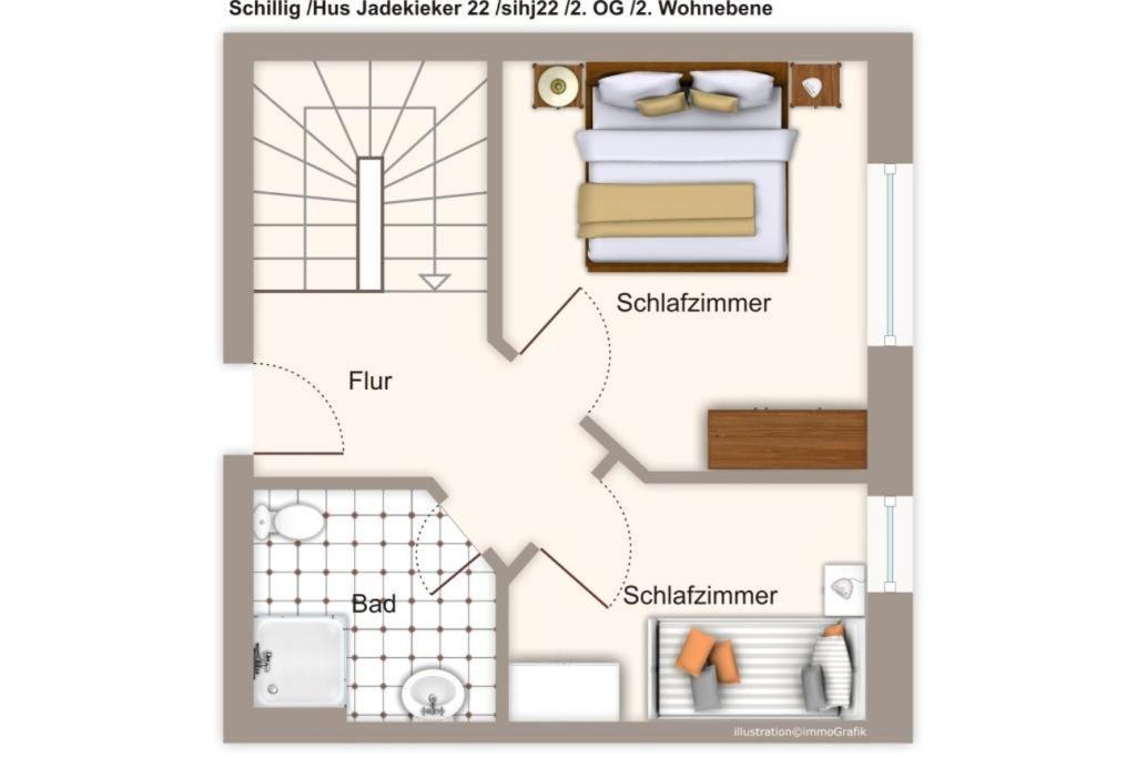 Apartamento Hus Jadekieker Hus Jadekieker 22 Schillig Exterior foto